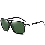 Astemdhj Sonnenbrillen Herren Gradient Sonnenbrille Sunglasses Mode Männer Cool Square Style Gradient Polarisierte Sonnenbrille Fahren Vintage Design Günstige Sonnenbrille C3
