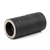 GT PRO Mini Gaffa Tape 5er Set, 20 mm x 2 m/Rolle, schwarz, klebt extra stark, 48 h rückstandsfrei entfernbar, GRIP Eventbasics Allround Klebeb