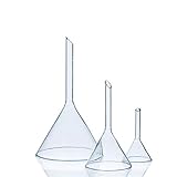 CHENTAOMAYAN Labrichter 6pcs- 90mm Glas Short Stem Trichter Dickwandig for Labor Chemie-Ausrüstung (Size : 90mm)