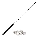 Audioproject A155 - Autoantenne 40cm - kompatibel mit VW Golf 4 5 6 7 Passat Lupo Polo 6R Audi A6 Opel Corsa C D Astra G H Ford Focus Renault BMW Seat Skoda Radio-Antenne Dach-Antenne Auto-R