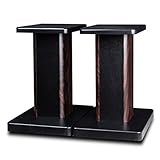 ZAQI boxenständer Lautsprecher ständer Groß Base Paar,Kabelmanagement,Rutschfestes gepolstertes Regal,Haushaltsboden-Desktop-Halterung Surround Sound,100kg Laden (Size : Height 30cm/12)