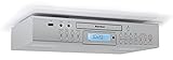 Karcher RA 2050 Unterbauradio (UKW-Radio, CD-Player, USB, USB-Charger, Countdown-Timer, Fernbedienung) silb