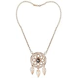 Foto Projektion Silber Halskette Traumfänger - Personalisierte Bild Kette Geschenk Weihnachten für Freundin Mama Frauen Geburtstag Schmuck