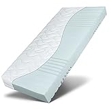 PRO Physio│Premium PRO Relax ONE Kaltschaummatratze – 90x200cm – 7 Zonen – Härtegrad 3 – Atmungsaktiv – Öko-Tex geprüft – Orthopädisch – Dreh-&wendb