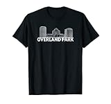 Overland Park Kansas USA Skyline Silhouette Umriss der Stadt T-S