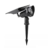 DXLG Solar Strahler, 1 Stück LED Garten Solarlampe Solarleuchten, Helle Garten-Licht, Sicherheitsbeleuchtung,Großes Außenlicht für Rasen, Wege, Auffahrt, T