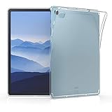 kwmobile Hülle kompatibel mit Samsung Galaxy Tab S6 Lite - Silikon Case transparent - Tablet Cover Transp