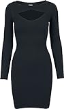 Urban Classics Damen Ladies Cut Out Dress Kleid, Schwarz (Black 7), M