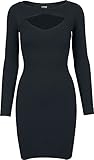 Urban Classics Damen Ladies Cut Out Dress Kleid, Schwarz (Black 7), M