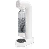 Lemontree Premium Wassersprudler/Soda Sprudelwasser, inkl. BPA-freie PET-Flasche, kompatibel mit CO2 Sodastream Zylindern, (weiß)