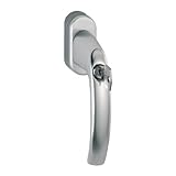 HOPPE Fenstergriff duraplus Atlanta in Aluminium natur /abschliessbar/ (Secu100® + Secustik®)