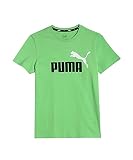 PUMA Jungen ESS+ 2 Col Logo Tee T-Shirt, Grün (Green Flash), 10 Añ