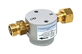 Drehmeister Gasfilter Smart Filter für Gasflaschen W21,8 x 1/14 LH - Flaschenfilter (LPG, CNG, Propan, Butan) für Caravan, Camper, Wohnwagen, Grill, Gasküche oder Gabelstap