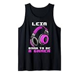 Leia - Born To Be A Gamer - Personalisiert Tank Top