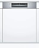 Bosch SMI4HAS48E Serie 4 Smarter Geschirrspüler integriert, 60 cm breit, Besteckkorb, Made in Germany, Silence Programm besonders leise, Extra Trocknen auf Knopfdruck