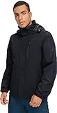 Camel Pakka Jacke für Herren - Wasserfeste Regenjacke, Freizeitjacke, atmungsaktive, leichte Windjacke, bequemer Herrenmantel - Für Frühling