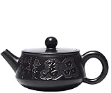 Purpurroter Ton Teekanne echter Hand-Tee-Stein-Scoop-Teekanne-Kessel auf lose Blatt- und Teebeutel auftrag