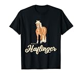 Haflinger Pferd, Pony Reiter Outfit vintage Motiv Haffi T-S