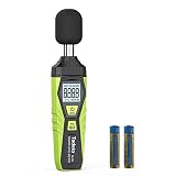 Schallpegelmessgerät, Tadeto Digital Tragbare Schallpegelmesser 30dB bis 130dB mit LCD-Display A/C Gewichtet für Heimwerk