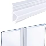 Lvjkes Dichtung für Duschabtrennungen, Duschtürdichtung, 8mm Screen Door Sealing Strip DIY Einfache Installation Verhindern Wasserfluss für Glastür Duschtür (1x200CM)