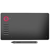 ZLH Grafische Zeichnungstablette Unterstützte Fenster Und Android, Digitale Zeichnungspad Mit 12 Express-Tasten, 10 X 6-Zoll-Stift-Tablet-Batterie-Freier Stift 8192-Stufen,R
