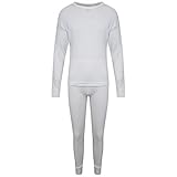 KidCollection Kinder Thermounterwäsche Set - Langarm Top & passende Hose Winter Warm Baselayer Set - Unisex für Jungen & Mädchen - Alter 2 bis 13 Jahre, multi, 128-140