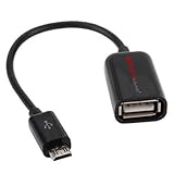 TECHGEAR OTG USB Adapter Kabel für Amazon Fire 7, Fire HD 8 2015-2018, fire HD 10 2015/2017, Fire HD 6 (4. Gen), fire HD 7, fire HDX 8.9, und Tablets – On The Go Micro-USB zu USB-Buchse Adap