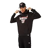 New Era - NBA Chicago Bulls Infill Team Logo Hoodie - Schwarz Farbe Schwarz, Größe XXL