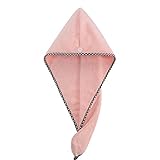 LMPWHP Trockene Haarkappe Weiblich, niedlich, super saugfähig, schnell trocken, Kopfbeutel, Turban, Duschhaube, trockenes H