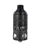 VapeFly Brunhilde MTL RTA Clearomizer 5 ml, Durchmesser 23 mm, Verdampfer für e-Zigarette, gunmetal 21501.00003