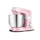 SHYOD Große Kapazität Edelstahl Schüssel 6-Gang-Küche Food Stand Mixer Creme Egg Beater Schneebesen Mixer Kuchen Teig Brot M