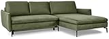 Furnhouse Fira Sofabed, Stoff, Olivgrün, 280x185x104x86