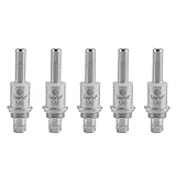 5 Stück Ersatz-Zerstäuberspulen Doppelspuleneinheit 1,8/1,5 Ohm für KangerTech für Kanger E-Zigarette S