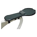 JLPCC Schreibtisch-Extender Computer Einstellbare Armlehne Unterstützungshalterung Ergonomisches Maus-Arm-Ellbogenauflage-Pad mit Stützklemme an der Computerschub