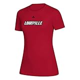 adidas NCAA Creator SS T-Shirt für Damen, Damen, LOCKER Official Font WMS WO, rot, M