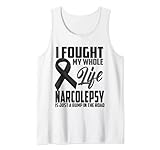 Schwarzes Band mit Narcolepsy-Bewusstseins-Hypersomnia Tank Top