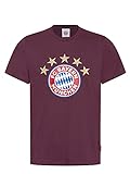 FC Bayern München T-Shirt Logo Bordeaux, XXL