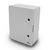 Schaltschrank IP65 Industriegehäuse 300 x 400 x 165 mm verzinkter Montageplatte Verriegelung Tür mit umlaufender Dichtung Gehäuse Leergehäuse ABS Kunststoff leer Schrank ARLI