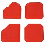 Dichtungsschaber, 4-teiliges Set, Abdichtungsspachtel, Abdichtungsentferner, Fugen-Werkzeug, Schaber, Reiniger, Abdichtungswerkzeug-Set für Fugenbearbeitung