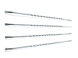 Fenstergitter Typ Pisa Einbruchschutz 1200mm Fenstersicherung inkl. Sicherheitsschrauben Fensterstange (4 Stück)