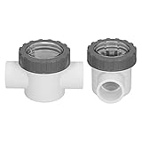 PVC Rückschlagventil, Rückschlagventil Aquarium Rückschlagventile Rückschlagventil Langlebig für Pool für Schwimmbad für Aquarium(17 * 12 * 11cm-V40-1A)