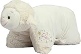 Kuschelkissen Schaf personalisiert mit Namen - 2 in 1 Kuscheltier XXL und Kissen - Kopfkissen in Tierform für Kinder und Erwachsene - Tierkissen Kinderkissen Geschenk für Junge Mädchen Baby (Rosa)