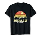 Retro Vintage Skyline Berlin Shirt Berlin City Geschenk T-S