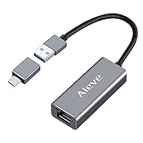 AIEVE USB auf Ethernet Adapter mit USB C Adap