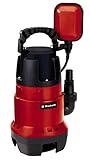 Einhell GC-DP 7835 Schmutzwasserpumpe (780W,Ø35 mm Fremdkörper,15.700 L/h Förderl., Schwimmerschalter, Tragegriff, Kabelaufwicklung, Universalanschl.)