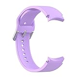 XNDD 2PCS for Samsung Galaxy Watch 4 40mm 44mm Classic 42mm 46mm Wrist Band Strap Silicone Sport Strap Replacement Bands (Purple)