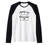 Ich liebe Colorado Vintage State Outline America wirklich Rag