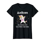 Damen Aunticorn Awesome Aunt Tante Dancing Dabbing Unicorn T-S
