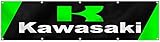 Daoops Kawasaki Flagge Banner Dekor Motorrad 2 x 2,4 m B