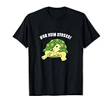 Schildkröten lustiger Spruch Spass Humor - Nur kein Stress T-S